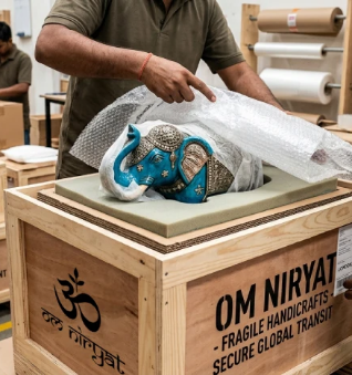From Artisan Workshop to Global Doorstep: How Om Niryat De-Risks Handicraft Logistics for International Importers