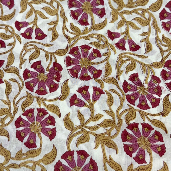 HandBlock Floral Vine