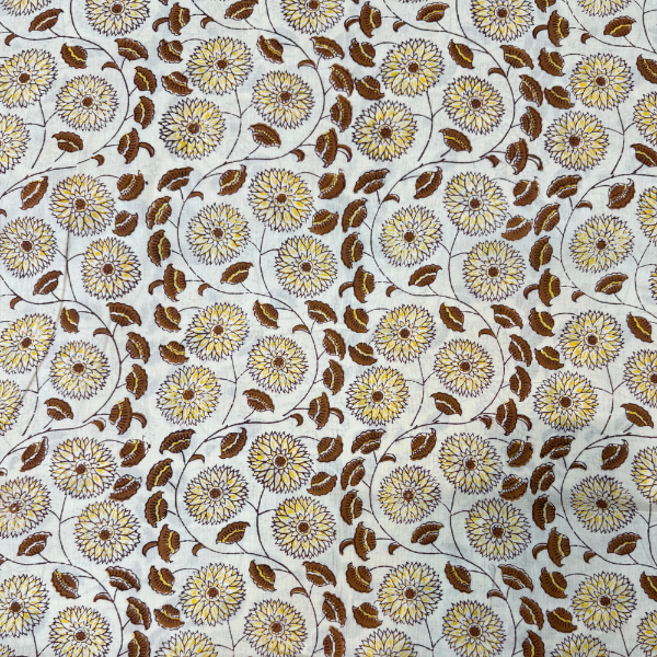 HandBlock Sunburst Floral
