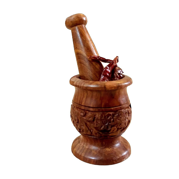 Wooden Mortar & Pestle Image