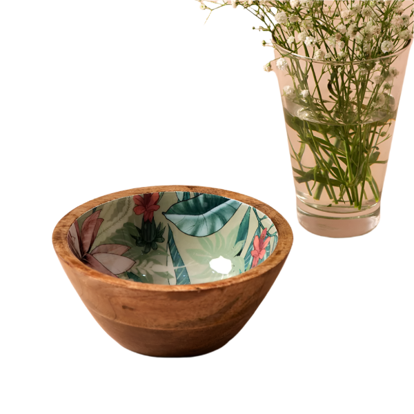 Wooden Serving Bowl Image