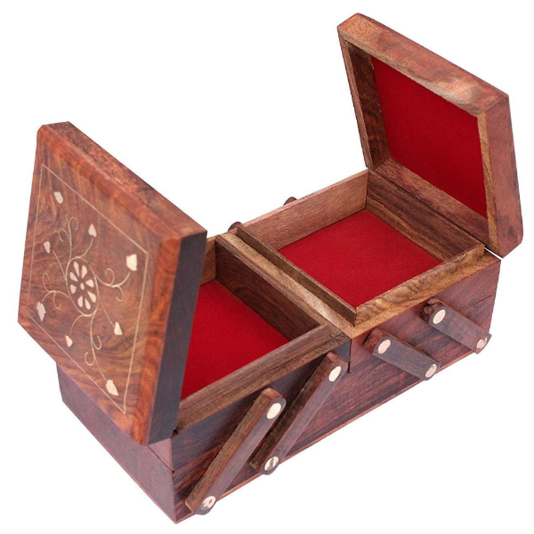Wooden Jewellery Box for Women Image