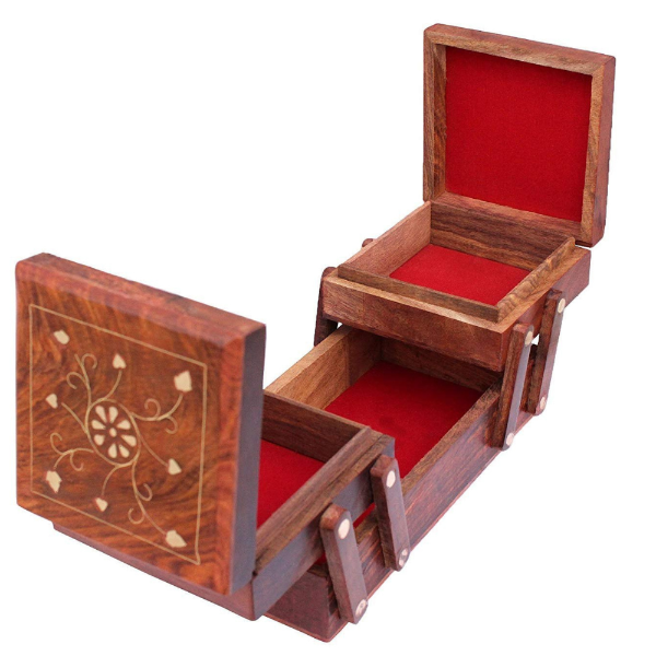 Wooden Jewellery Box for Women Image