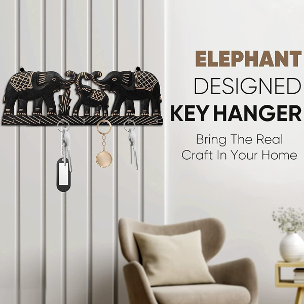 Elephant Design Key Hanger Image
