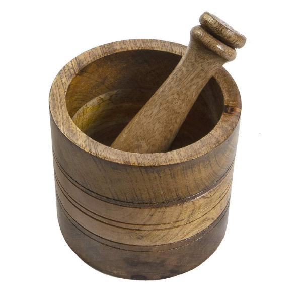 Wooden Mortar & Pestle Image