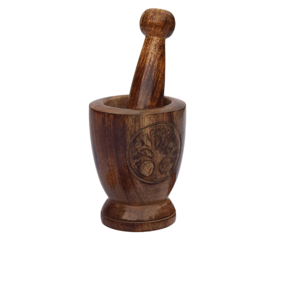 Wooden Mortar & Pestle Image