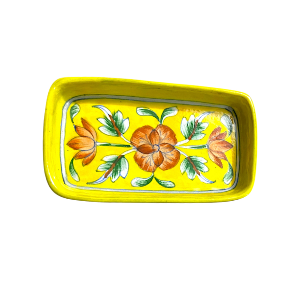 Blue Pottery Tray Pattern 1